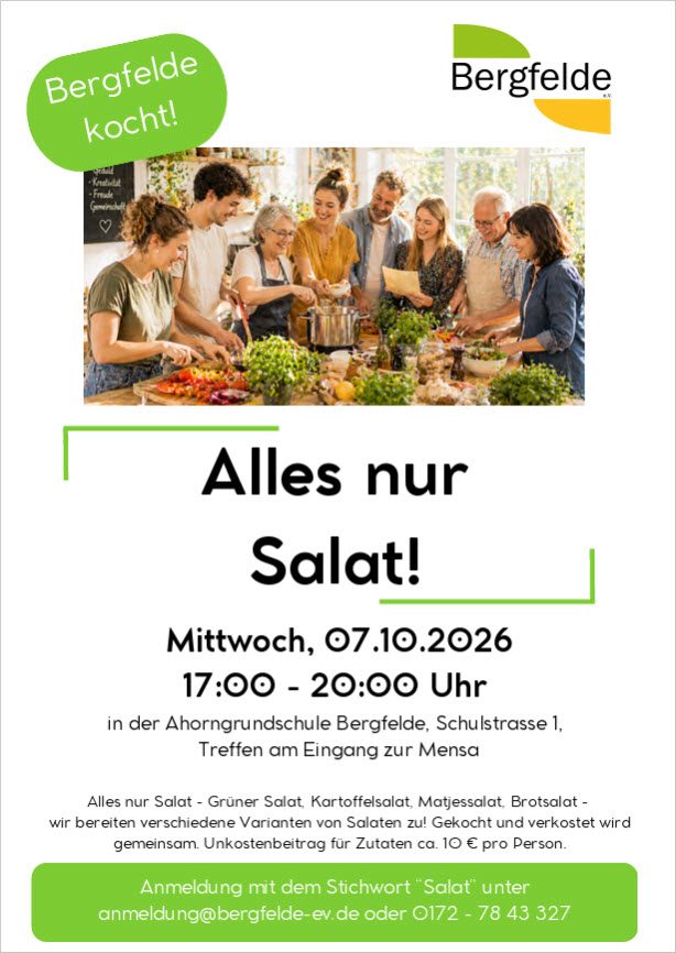 Bergfelde kocht - Alles nur Salat