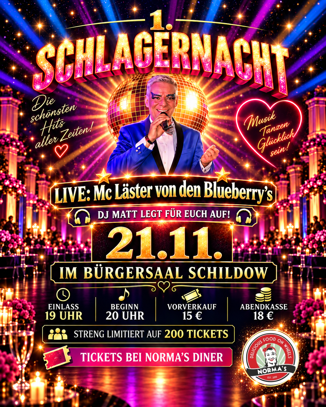 1. Schlagernacht in Schildow